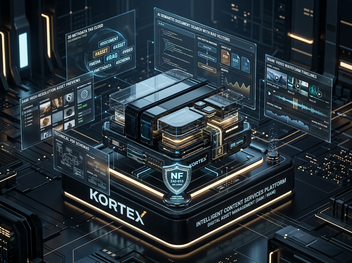 Plateforme KORTEX CSP DAM MAM IA et conformité NF Z42-013